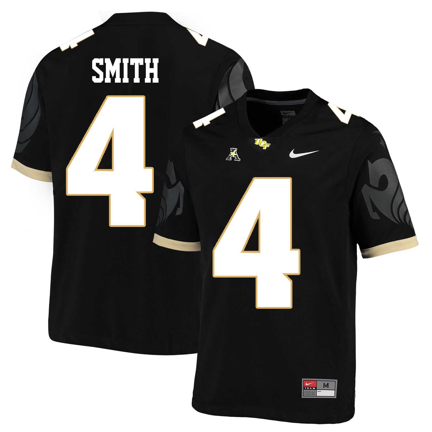 UCF Knights 4 Tre'Quan Smith Black College Football Jersey DingZhi